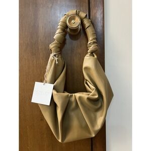 NWT Rachel Zoe Handbag Wrapped Faux Leather Shoulder Bag Magnetic Closure Slouch